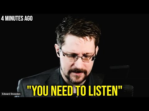 Edward Snowden Warns “Watch NOW before they get to me”