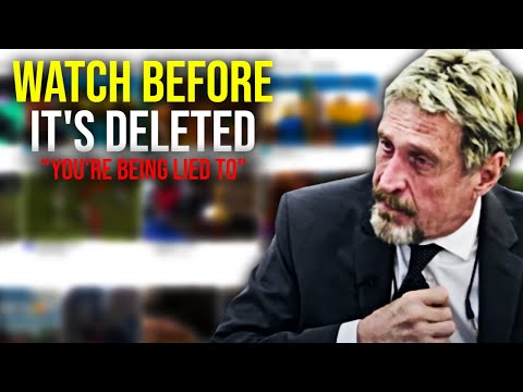 So, This is why they K*lled him... (he knew too much) | John McAfee