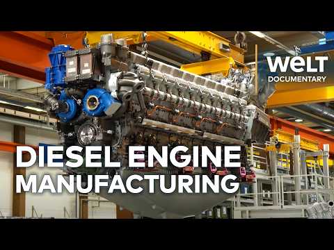 MTU's Mega Diesel Journey: Precision and Power Unleashed | WELT Documentary