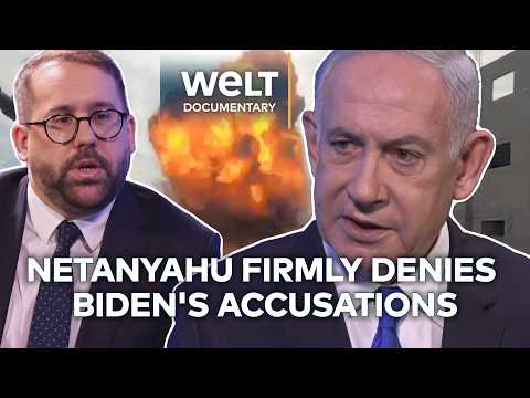 GAZA WAR: Benjamin Netanyahu Counters Joe Biden’s Allegations with Strong Stance | WELT Documentary