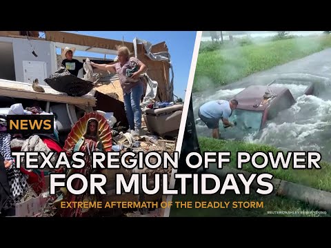 NEWS: More than 600,000 power outages in Texas - Heavy storms and flooding will follow the next days